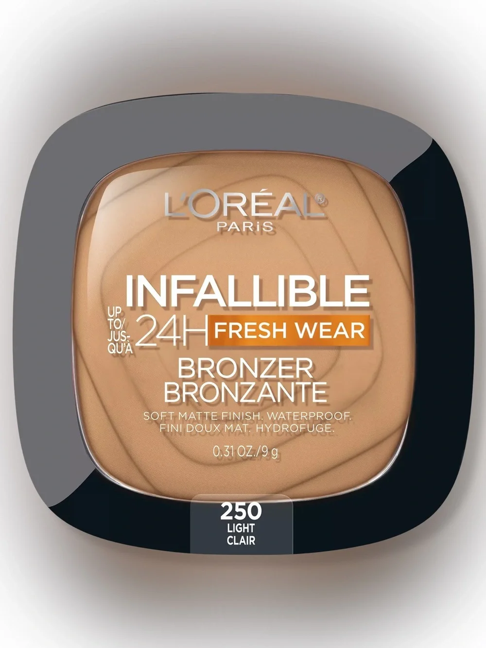 L'Oréal Infallible 24H Fresh Wear Soft Matte Bronzer - 250 Light, NEW